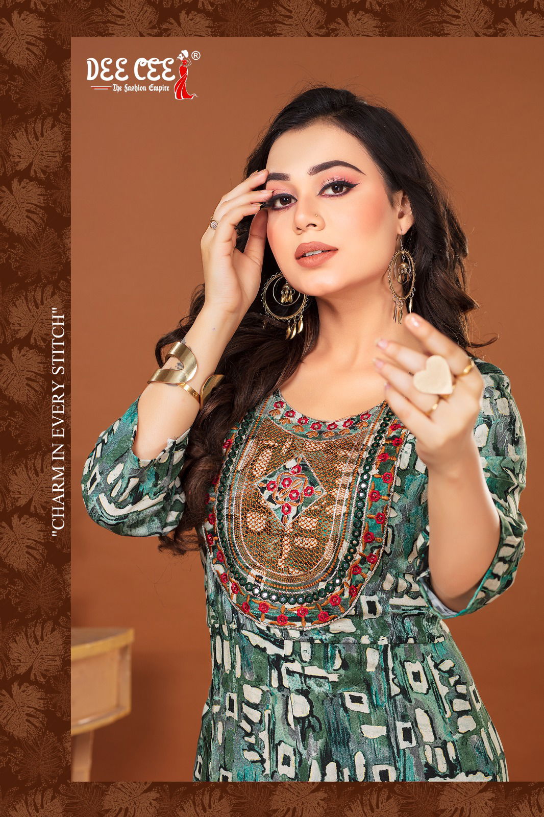 Kairavi By Dee Cee Rayon Foil Printed Anarkali Kurtis Wholesale Clothing Suppliers In India